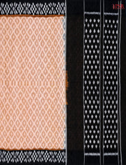 Peach Ikkat Cotton Saree