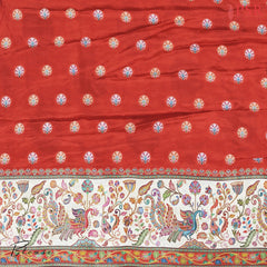 Black Semi Banaras Saree