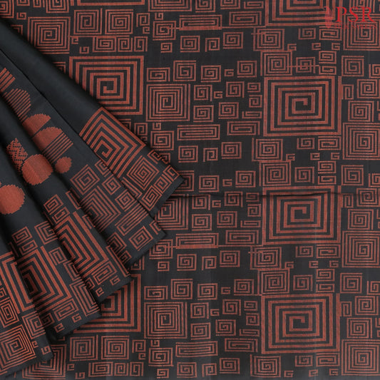 Black Soft Silk Saree