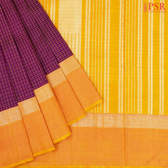 Tyrian Purple Kanchipuram Silk Saree