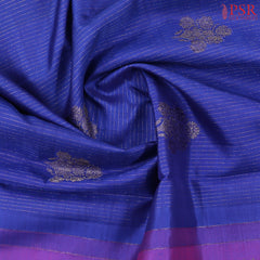 Admiral Blue Kanchipuram Silk Saree
