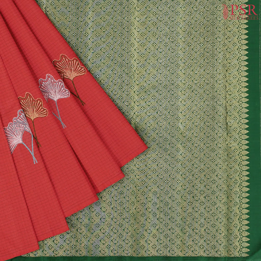 Red Kanchipuram Silk Saree
