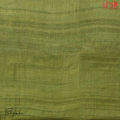 Prussian Blue Kadhi Tussar Silk Saree