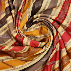 Naples Yellow Chanderi Silk Cotton Saree