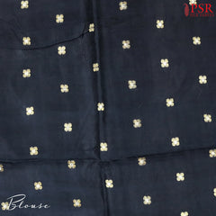 Black Modal Silk Saree