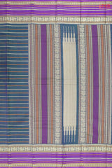 Teal Kalakshetra Kovai Cotton Saree