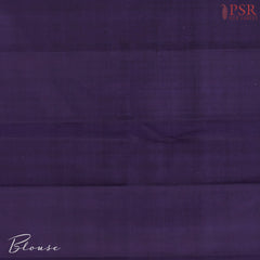 Fuchsia & Beige Kanchipuram Silk Saree