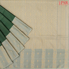 Dark Green Soft Art Silk Saree