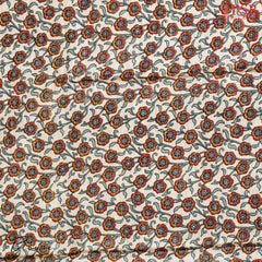 Beige & Viridian Kadhi Tussar Silk Saree