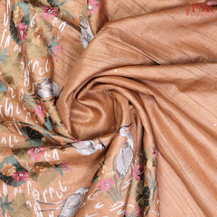 Apple Cidar Kadhi Tussar Silk Saree