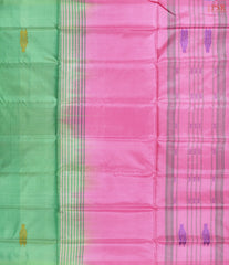 Parakeet Green Vazhainaar Silk Saree