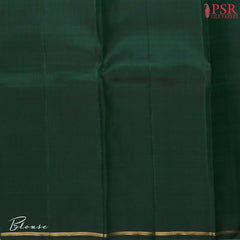 Dark Green Kanchipuram Silk Saree