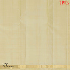 Cream Beige Kanchipuram Silk Saree