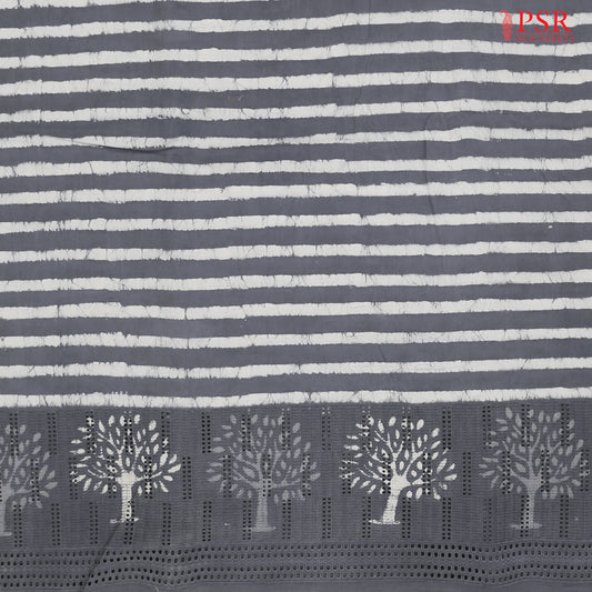 Grey Hacoba Embroidery Running Material
