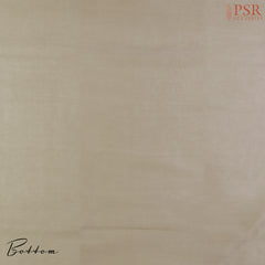 Smokey Taupe & Dark Taupe Brown Tussar Silk Dress Material