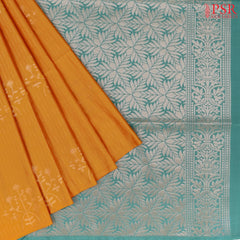 Mustard Yellow Soft Art Silk Saree