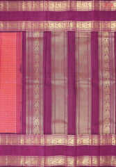 Crimson Red Kanchipuram Silk Saree