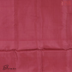 Cantaloupe Yellow Vazhainaar Silk Saree