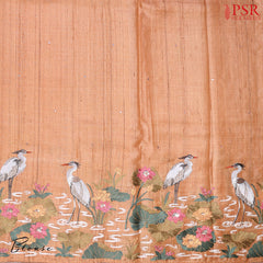 Apple Cidar Kadhi Tussar Silk Saree