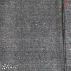 Dark Fossil Grey Kadhi Tussar Silk Saree