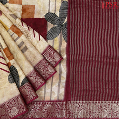 Royal Beige Modal Silk Saree