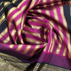 Tyrian Purple Kanchipuram Silk Saree