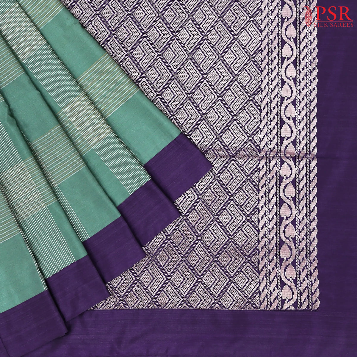 Dark Verdigris Green Soft Art Silk Saree