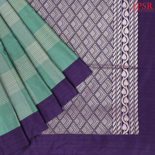 Dark Verdigris Green Soft Art Silk Saree