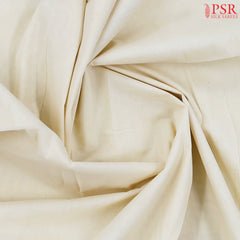 Cream Beige Kerala Cotton Saree