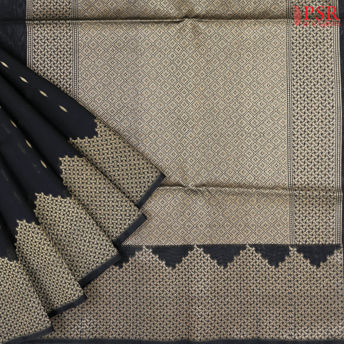 Black Silk Cotton Saree