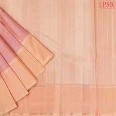 Brink Pink Kanchipuram Tissue Silk Saree