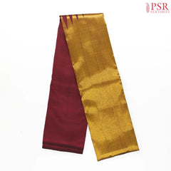 Wine Maroon Kanchipuram Silk Saree
