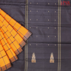 Amber Yellow Vazhainaar Silk Saree