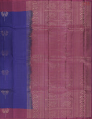 Dark Blue Soft Silk Mix Saree