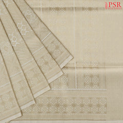Kerala Beige Summer Silk Saree