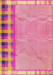 Multicolor Kanchipuram Silk Saree
