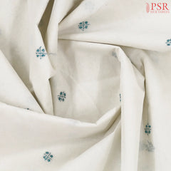 Off White Bengal Cotton Saree