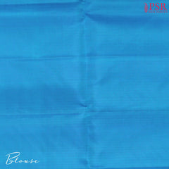Peacock Blue Soft Silk Saree