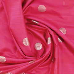 Hot Pink Banaras Silk Saree