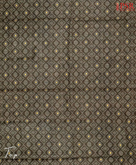 Mocha Brown Tassar Silk Dress Material