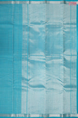 Bondi Blue Fancy Kanchipuram Silk Saree