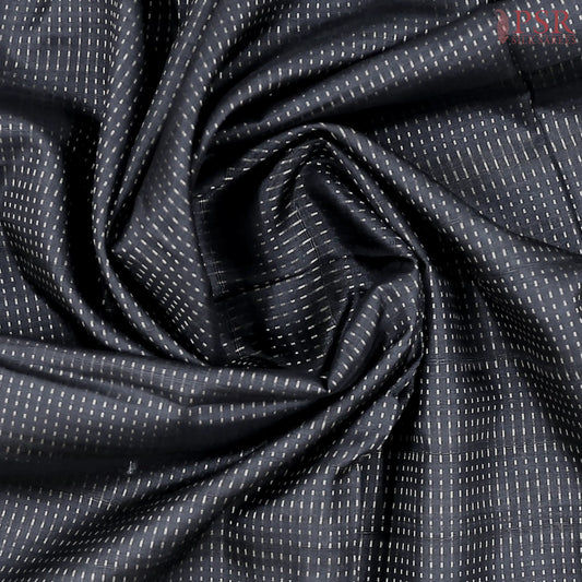 Black Semi Tussar Saree