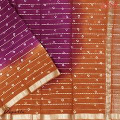 Chestnut Brown Assam Silk Dress Material