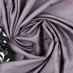 Dark Lilac Semi Tussar Saree