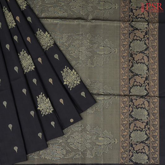 Black Soft Silk Saree