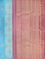 Light Blue Kanchipuram Silk Saree