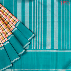 Multicolor Kanchipuram Silk Saree