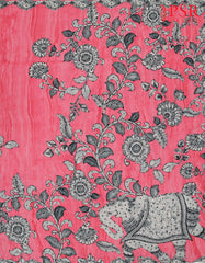 Pink Semi Dupion Saree