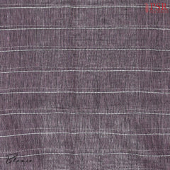 Dark Mauve Purple Linen Saree
