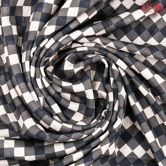 Shades of Grey Mul Printed Cotton Saree